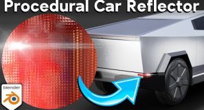 Procedural Car Reflector Material (Blender Tutorial)