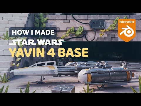 Star Wars Yavin Base in Blender – 3D Modeling Process | Polygon Runway