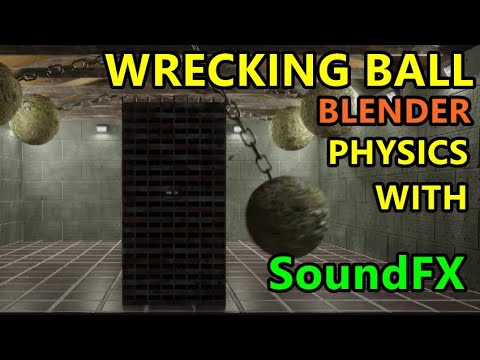 Rigid Body Wrecking Ball Destruction With SoundFX