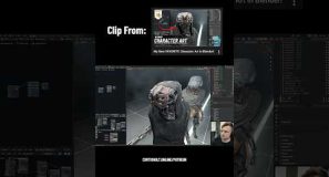 Character Art Breakdown in Blender! #shorts #blender