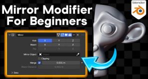 Mirror Modifier for Complete Beginners (Blender Tutorial)
