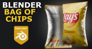 Blender: Bag Of Chips Simulation | Beginners
