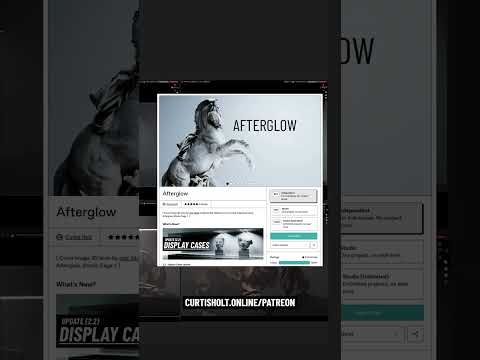 Free Version of Afterglow for Blender! (Coming Soon) #shorts #blender