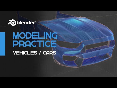 Blender – Modeling Practice – Cars & Vehicles