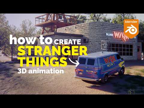 Blender 3D Stranger Things Inspired Animation