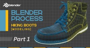 Blender Process – Hiking Boots (Part 1 – Modeling)