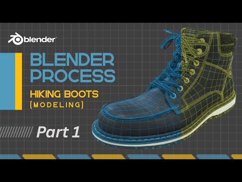 Blender Process – Hiking Boots (Part 1 – Modeling)
