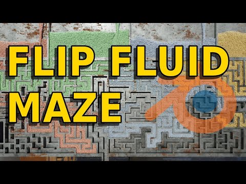 Flip Fluid Solving A Maze