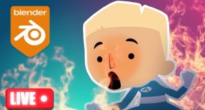 Flame on! Blender Live Stream