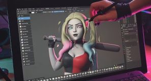 Sculpt with me – Modeling Harley Quinn in Blender