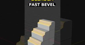 Fast EASY Bevels – Blender Quick Tip #3d #blender #animation