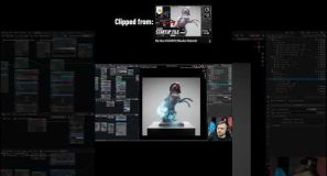 Proximity Shading Trick in Blender! #shorts #blender