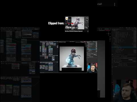 Proximity Shading Trick in Blender! #shorts #blender