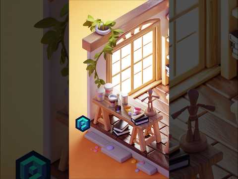 Modeling paint buckets and bottles in Blender :) #b3d #blenderart #blender3d #3dmodeling