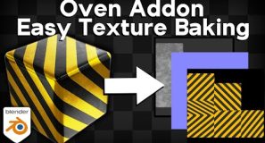 Oven – Easy Fast Texture Baking! (Blender Addon Review)