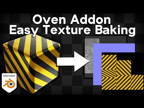 Oven – Easy Fast Texture Baking! (Blender Addon Review)
