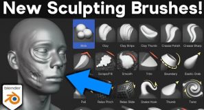 New Sculpting Brushes Added in Blender 4.3!