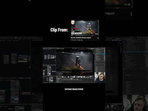 Procedural Fog and Creative Discoveries in Blender! #shorts #blender