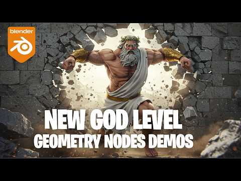 New god level geometry nodes demos this week