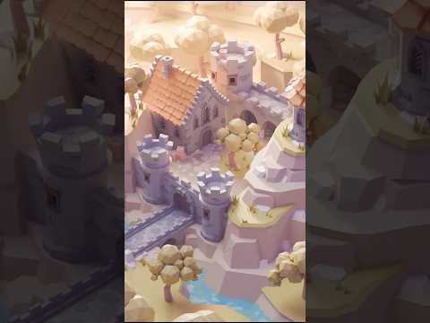 Fill your scene with simple low poly trees in Blender #blender3d #3dillustration #b3d #3dmodeling