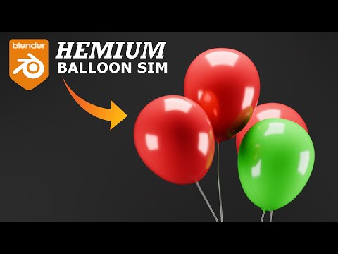 Blender | Floating Helium Balloon Sim | Tutorial