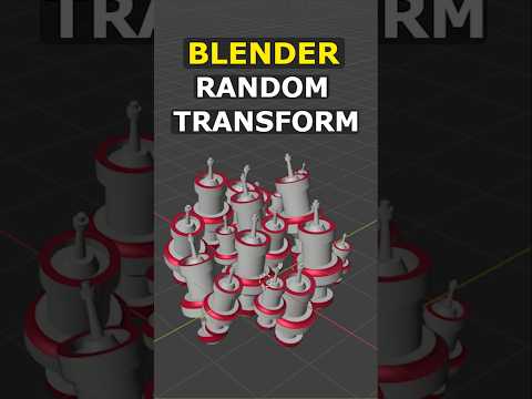 Randomise Like a Pro – Blender #blender #3d #3dmodeling #cgi