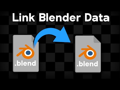 How to Link Data to Another Blender File 🔗 (Tutorial)