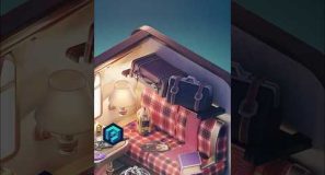 Modeling another luggage in Blender ;) #blender3d #3dmodeling #3dillustration #b3d #isometric