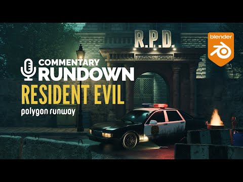 Blender 3D Commentary – Resident Evil Scene