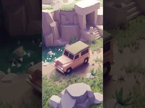 Low poly car modeling in Blender