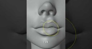 How to get better at sculpting lips in 3D  #3dsculpting #b3d #blender3d