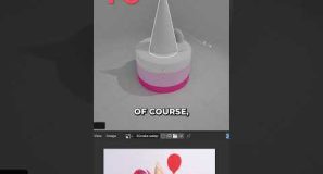 Martin Klekner trying to make a birthday cake in 1 minute #b3d #blender3d