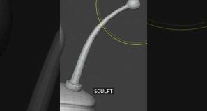 How you can use Blender’s sculpting tools to speed up your modeling process  #b3d #blender3d