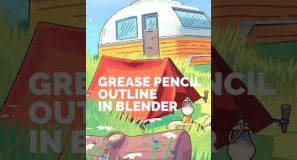 Bring your line art to life in Blender