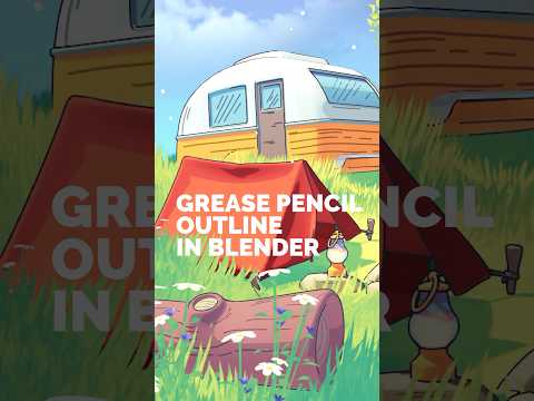 Bring your line art to life in Blender