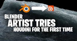 Blender Artist tries Houdini For the First Time