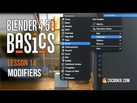 Modifiers in Blender – BLENDER 4.5 BASICS (part 14)