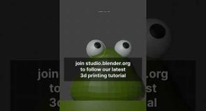 https://studio.blender.org #b3d #3dprinting #yulefrog