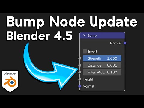 Important Bump Node Change in Blender 4.5!