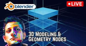Geometry Nodes: Proximity Effects & Procedural Modeling (Live Tutorial)