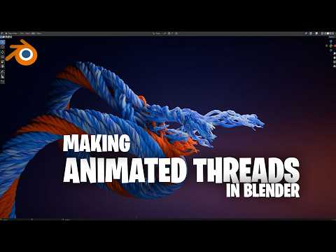 Animating threads and ropes in blender
