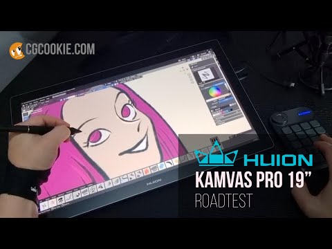 Paul roadtests the Kamvas Pro 19 with Blender