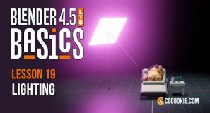 Lighting in Blender – BLENDER 4.5 BASICS (part 19)