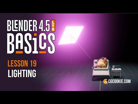 Lighting in Blender – BLENDER 4.5 BASICS (part 19)