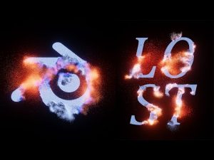 Powerful Logo Particle Flow Effect in Blender – Blender.fi