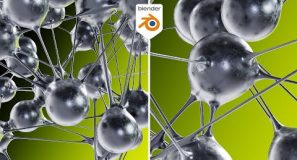 Organic Liquid Metal effect in blender 5.0 (tutorial)