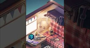 Modeling a decorated lamp in Blender