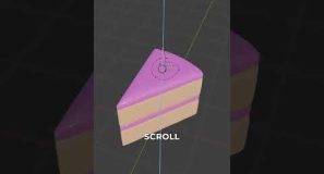 Birthday Cake in Blender Tip