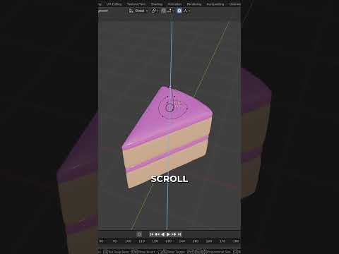 Birthday Cake in Blender Tip