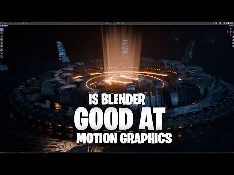 Why Motion Graphics is quick and easy in blender